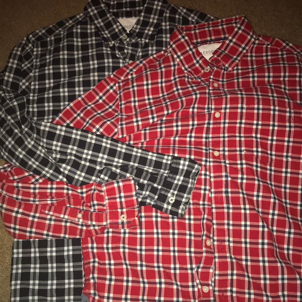 Flash sale!! Aeropostale button up 2 for $25 OBO